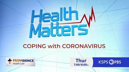 Video thumbnail: Health Matters: Television for Life Coping with Coronavirus APRIL 16