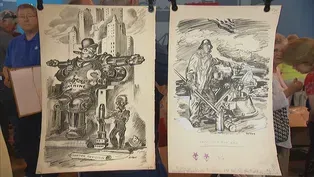 Appraisal: Oscar Cesare Political Drawings, ca. 1930