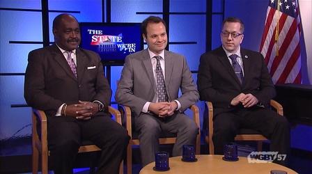 Video thumbnail: Connecting Point The State We're In: Sen. Lesser, Rep. Vega, & Rep. Williams