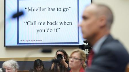 Video thumbnail: PBS NewsHour What Democrats and Republicans took from Lewandowski hearing