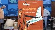 Appraisal: Ozark Airlines Poster, ca. 1960