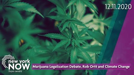 Video thumbnail: New York NOW Marijuana Legalization Debate & NY's Climate Change Shift