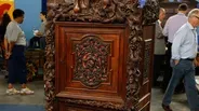 Appraisal: Black Forest Cabinet