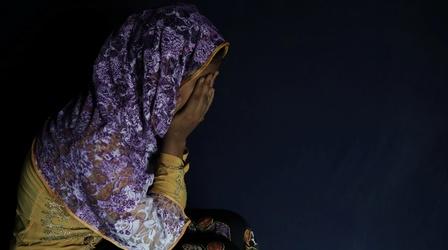 Video thumbnail: PBS NewsHour Rohingya mother remembers rapists when she holds her baby?