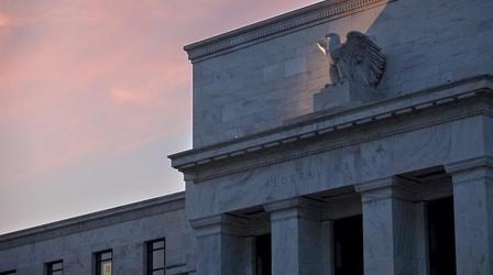Video thumbnail: PBS NewsHour News Wrap: Fed raises interest rate, warns against trade war