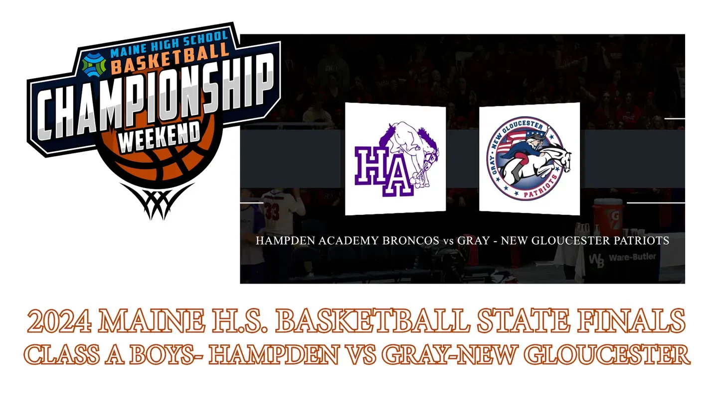 Maine High School Basketball Tournament Hampden Broncos Gray
