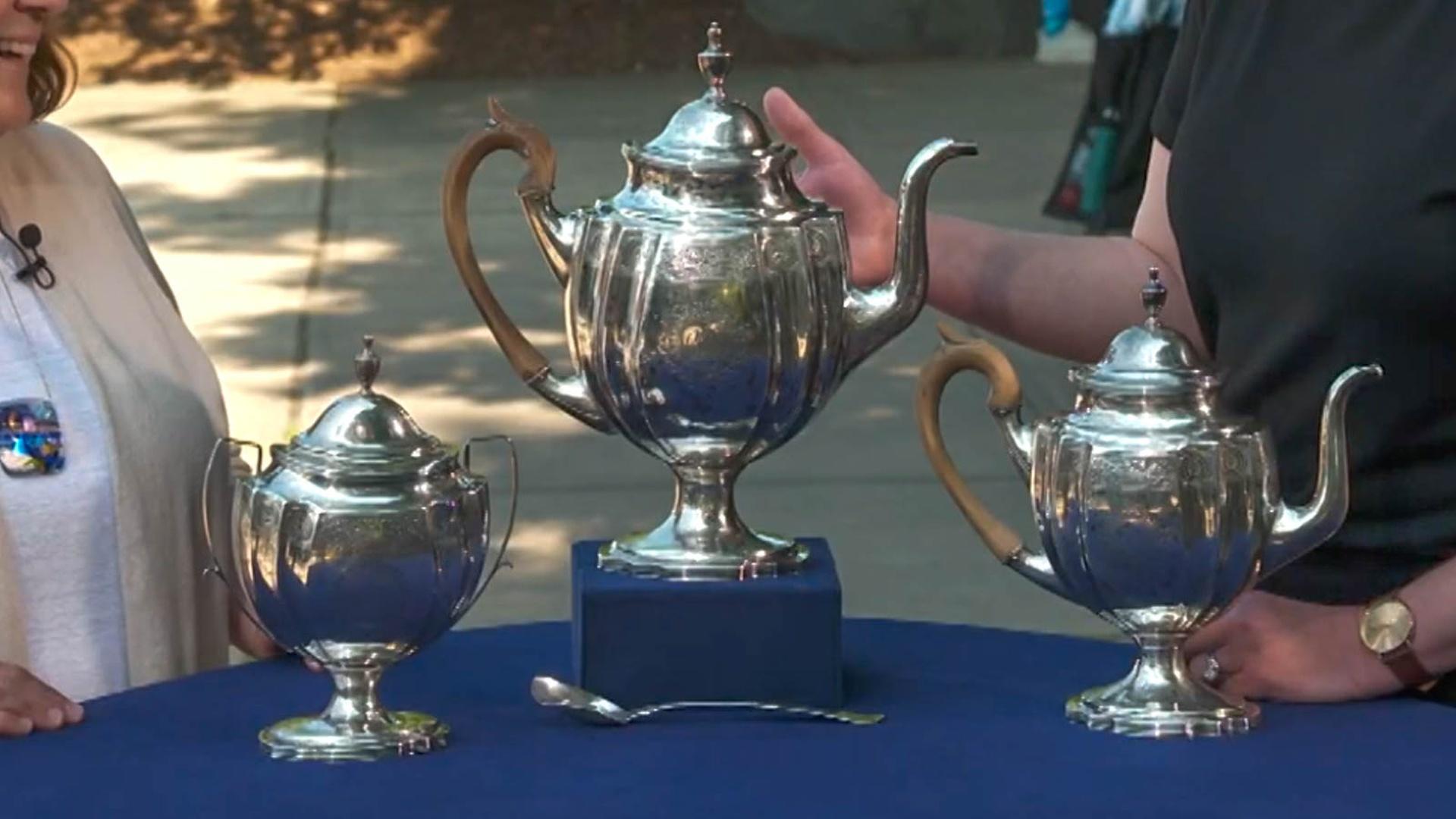 Appraisal Charles Louis Boehme Silver Coffee Tea Set Ca 1805