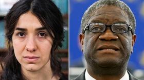 Video thumbnail: PBS NewsHour Nobel Peace Prize winners fight rape as ‘a weapon of war’