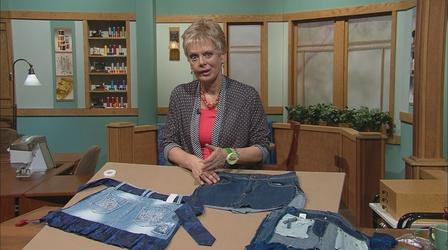 Video thumbnail: Sewing With Nancy 10-20-30 Minutes to Recycle Jeans-Part 2 Encore Presentation