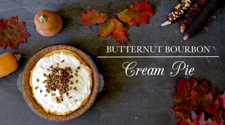 Video thumbnail: Kitchen Vignettes Butternut Bourbon Cream Pie