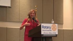 Video thumbnail: Evansville Rotary Club Regional Voices: Author Margaret McCullan