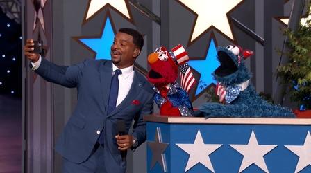 Video thumbnail: A Capitol Fourth Host Alfonso Ribeiro & the Muppets of Sesame Street on Food
