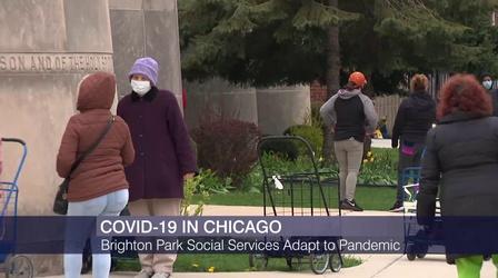 Video thumbnail: Chicago Tonight Facing ‘Terrible Story’ of Virus Impact, Group Gets to Work