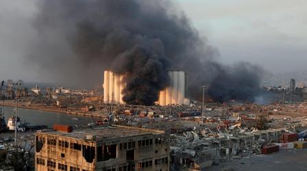 Video thumbnail: PBS NewsHour A worsening pandemic complicates Beirut's recovery