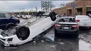Large tornado plows through Little Rock, Arkansas