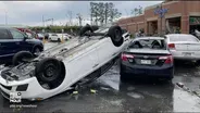 Large tornado plows through Little Rock, Arkansas