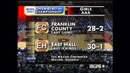 GHSA 3A Girls Final: East Hall vs. Franklin County