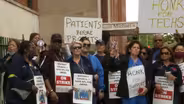 Nurses, techs strike at Newark hospital over pay, conditions