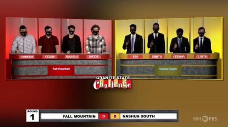 Video thumbnail: Granite State Challenge Nashua South Vs Fall Mountain