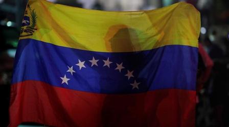 Video thumbnail: PBS NewsHour In Venezuela, a struggle for power and a humanitarian crises