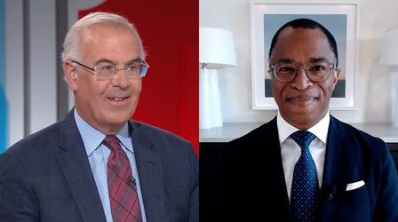 Video thumbnail: PBS NewsHour Brooks and Capehart on Senate deal for climate, health care