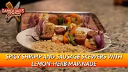 Spicy Shrimp & Sausage Kabobs | Dapper Dad's Kitchen