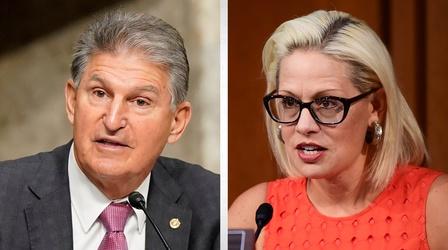 Video thumbnail: PBS NewsHour Why Manchin, Sinema are holding out on reconciliation