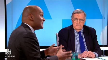 Video thumbnail: PBS NewsHour Shields and Salam on DNC’s Russia lawsuit