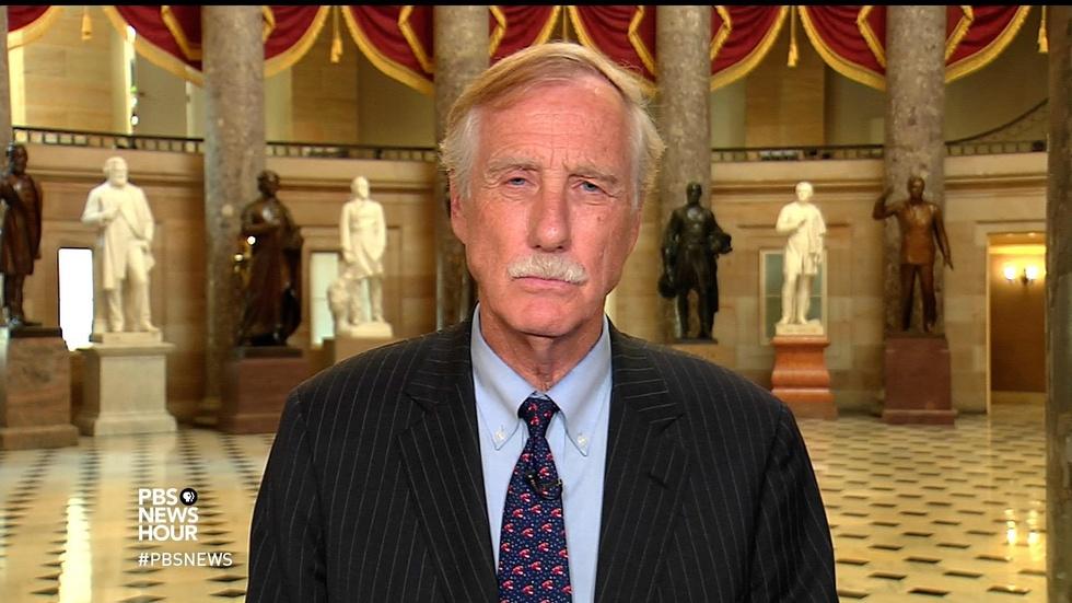 Sen. Angus King on getting the facts on Russia meddling image