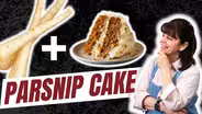 Spiced Parsnip Cake with Brown Sugar Walnut Glaze