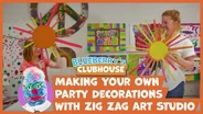 Making Your Own Party Decorations with Zig Zag Art Studio