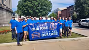 Rally against phaseout of gas-powered vehicle sales