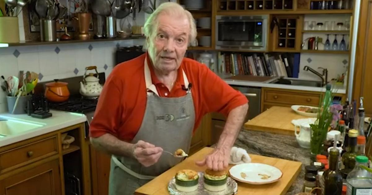 American Masters | Jacques Pépin makes an easy cream cheese soufflé