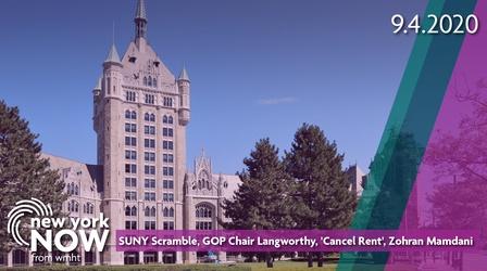 Video thumbnail: New York NOW SUNY Scramble, GOP Chair Langworthy, Zohran Mamdani