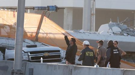 Video thumbnail: PBS NewsHour News Wrap: Florida bridge collapse death toll rises