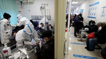 Video thumbnail: PBS NewsHour COVID rapidly spreads in China as quarantine rules eased
