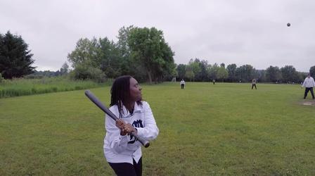 Video thumbnail: Wisconsin Life Wis. Life Host Angela Fitzgerald Plays Vintage Baseball
