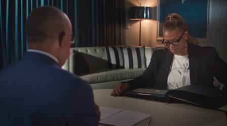 Video thumbnail: Finding Your Roots Queen Latifah Discovers Ancestor’s Emancipation Document