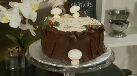 Video thumbnail: Charlotte Cooks Vertical Yule Log Cake
