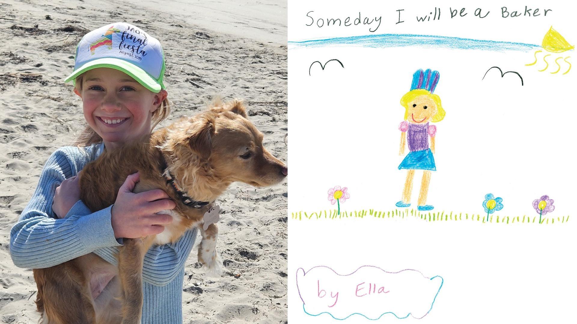 3rd Place in the Second Grade level: “Someday I will be a Baker” by Ella, Elizabeth Lenz Elementary