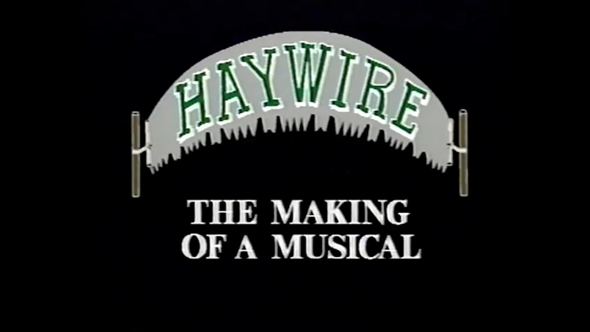 Follow the production of Haywire, an NMU original musical that made it to the Kennedy Center in 1995