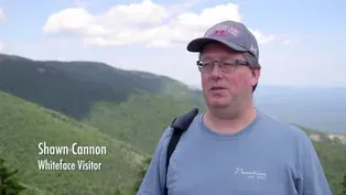 A Gondola ride toward the sky at Whiteface Ski Center