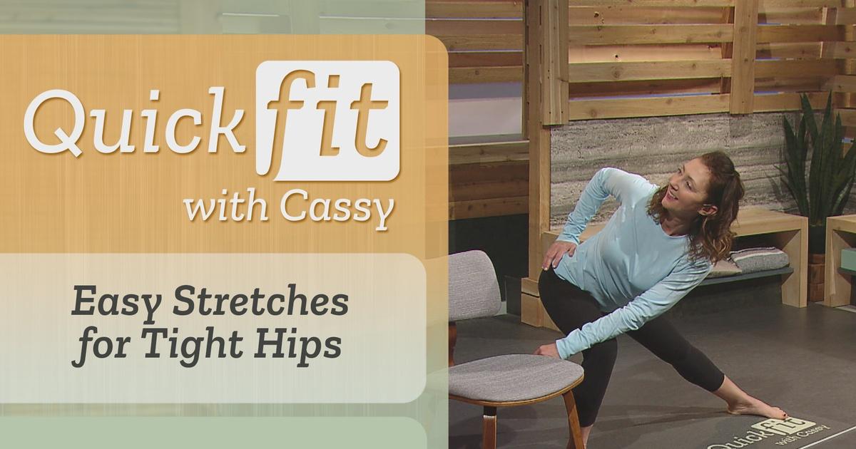 Quick Fit with Cassy | Easy Stretches for Tight Hips | Season 19 ...