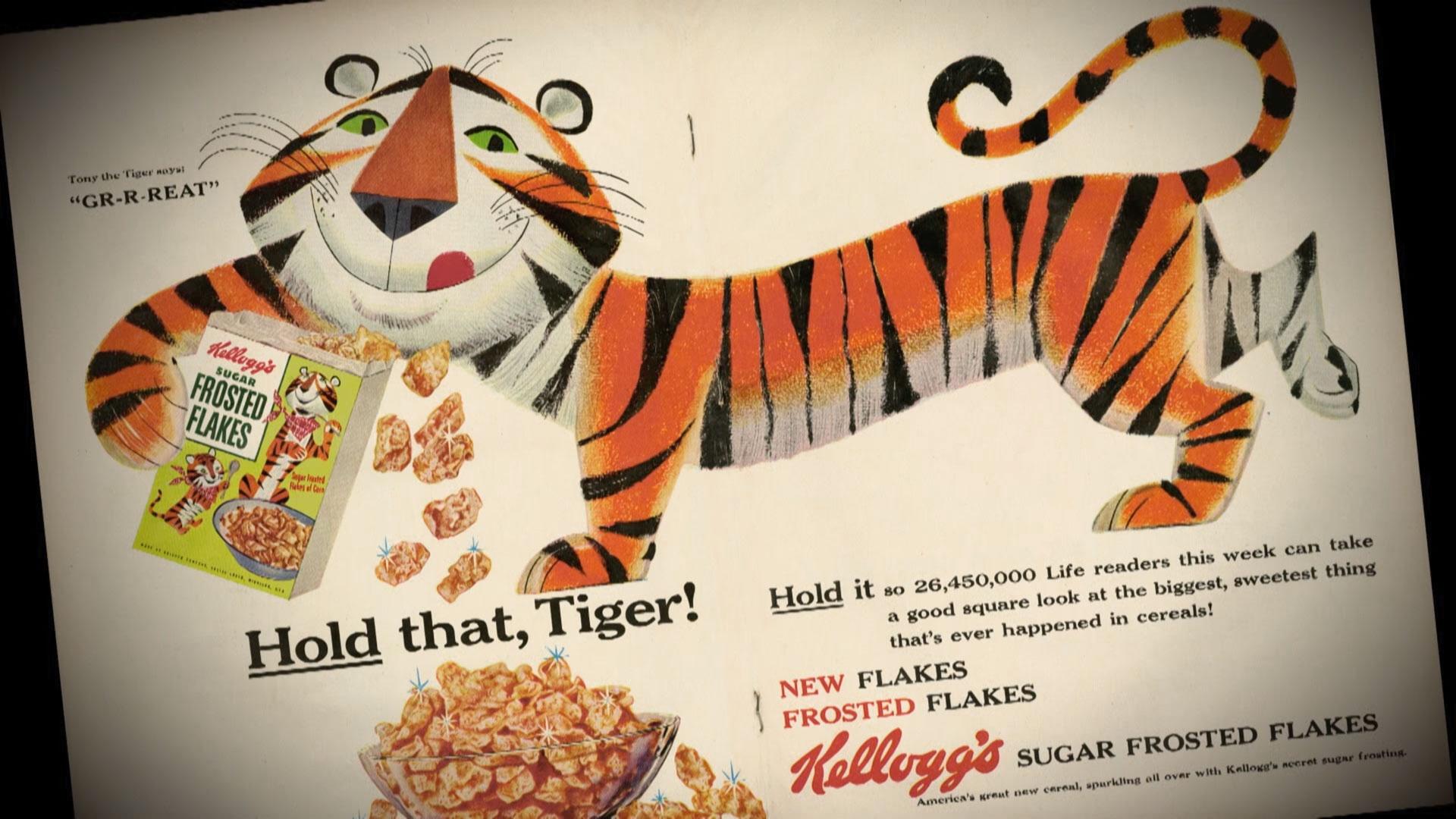 Tony the Tiger vintage print ad