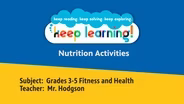 Intermediate Fitness:  Nutrition Activities