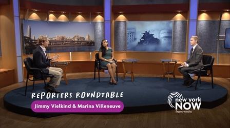 Video thumbnail: New York NOW Reporters Roundtable: Hochul's First 45 Days