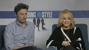 Zach Braff and Ann-Margaret for "Going in Style"