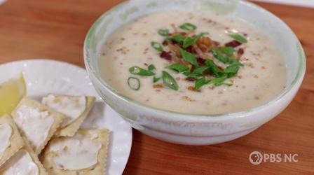 Video thumbnail: The Key Ingredient Oyster Stew with Toasted Benne Seeds | Kitchen Recipe