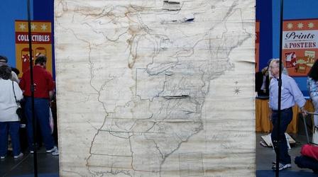 Video thumbnail: Antiques Roadshow Appraisal: Osgood Carleton U.S. Wall Map, ca. 1806