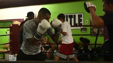 Video thumbnail: PBS NewsHour ‘Dreamer’ and undefeated boxer finds peace in the ring